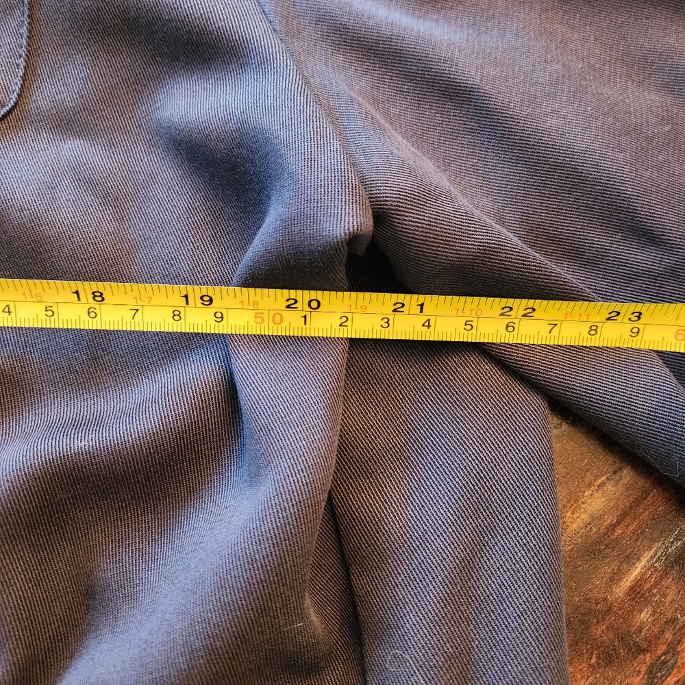 Joules Cassidy Jacket Size 12 Navy Blue Utility Brass Lightweight Shacket - Picture 9 of 16